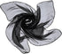 SATINIOR Chiffon Scarf Women Square Handkerchief Lightweight Satin Ribbon Scarf Retro Neck Scarf...